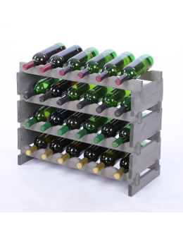 Stojak na butelki regał modułowy na wino 4x6 but POLSKI EKO BEZ NARZĘDZI - product 2