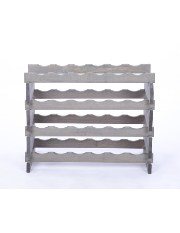 Modułowe stojaki do butelek RW11 - Stojak na butelki regał modułowy na wino 4x6 but POLSKI EKO BEZ NARZĘDZI - product 4