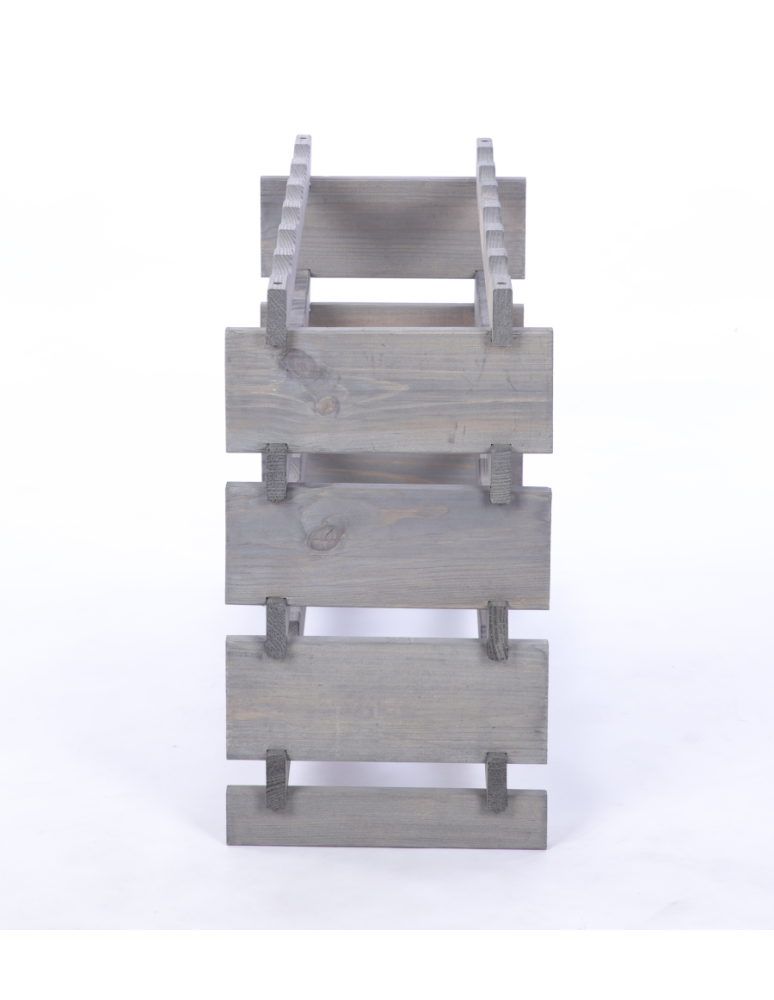 Modułowe stojaki do butelek RW11 - Stojak na butelki regał modułowy na wino 4x6 but POLSKI EKO BEZ NARZĘDZI - product b2b.wamar.biz 5