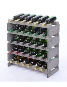 Stojak na butelki regał modułowy na wino 5x6 but BUDUJ JAK KLOCKI ECO - product 2