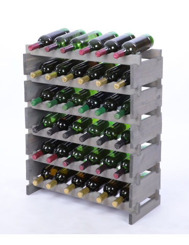 Stojak na butelki regał modułowy na wino 6x6 but BUDUJ JAK KLOCKI ECO - product 2