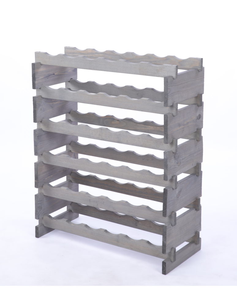 Modułowe stojaki do butelek RW11 - Stojak na butelki regał modułowy na wino 6x6 but BUDUJ JAK KLOCKI ECO - product b2b.wamar.biz 3