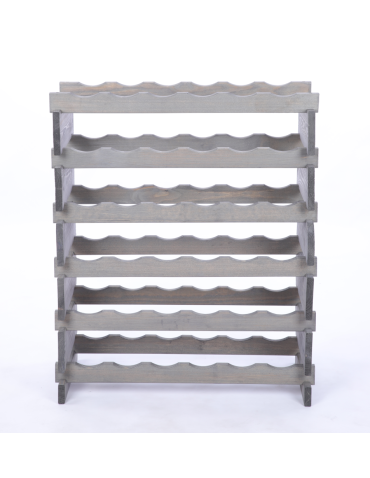 Modułowe stojaki do butelek RW11 - Stojak na butelki regał modułowy na wino 6x6 but BUDUJ JAK KLOCKI ECO - product 4