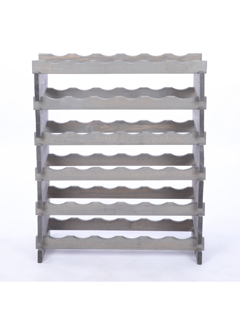 Modułowe stojaki do butelek RW11 - Stojak na butelki regał modułowy na wino 6x6 but BUDUJ JAK KLOCKI ECO - product b2b.wamar.biz 4