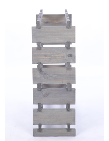 Modułowe stojaki do butelek RW11 - Stojak na butelki regał modułowy na wino 6x6 but BUDUJ JAK KLOCKI ECO - product 5