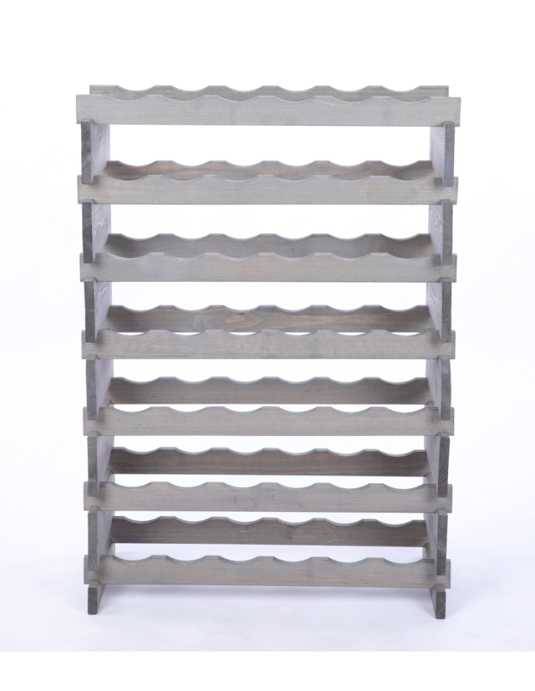 Modułowe stojaki do butelek RW11 - Stojak na butelki regał modułowy na wino 7x6 but BUDUJ JAK KLOCKI ECO - produkt b2b.wamar.biz 4