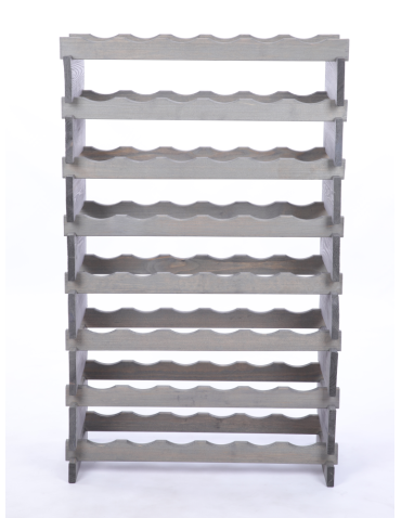 Modułowe stojaki do butelek RW11 - Stojak na butelki regał modułowy na wino 8x6 but POLSKI EKO BEZ NARZĘDZI - product 4