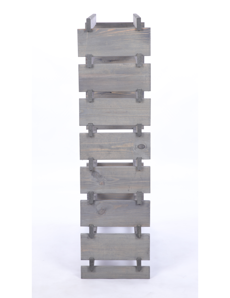 Modułowe stojaki do butelek RW11 - Stojak na butelki regał modułowy na wino 8x6 but POLSKI EKO BEZ NARZĘDZI - product b2b.wamar.biz 5