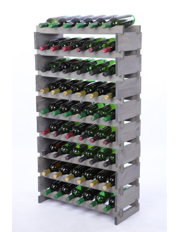 Stojak na butelki regał modułowy na wino 9x6 but POLSKI EKO BEZ NARZĘDZI - produkt 2
