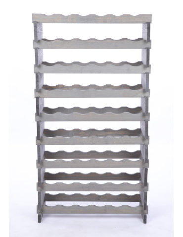 Modułowe stojaki do butelek RW11 - Stojak na butelki regał modułowy na wino 9x6 but POLSKI EKO BEZ NARZĘDZI - produkt 4