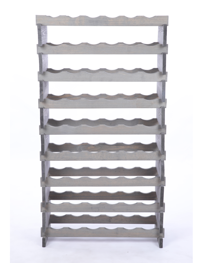 Modułowe stojaki do butelek RW11 - Stojak na butelki regał modułowy na wino 9x6 but POLSKI EKO BEZ NARZĘDZI - produkt b2b.wamar.biz 4