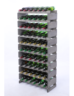 Stojak na butelki regał modułowy na wino 10x6 but DUŻY MONTAŻ BEZ NARZĘDZI - product 2