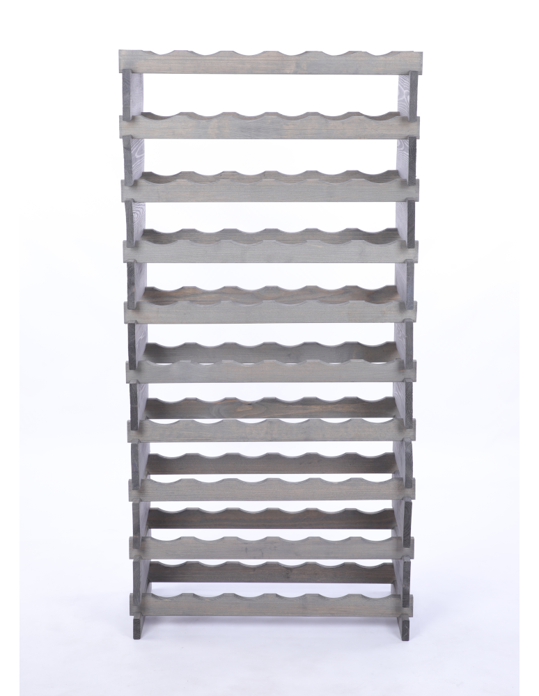 Modułowe stojaki do butelek RW11 - Stojak na butelki regał modułowy na wino 10x6 but DUŻY MONTAŻ BEZ NARZĘDZI - produkt b2b.wamar.biz 4