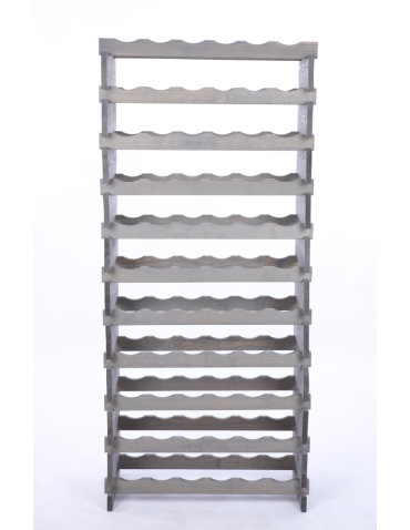 Modułowe stojaki do butelek RW11 - Stojak na butelki regał modułowy na wino 11x6 but DUŻY MONTAŻ BEZ NARZĘDZI - product 4