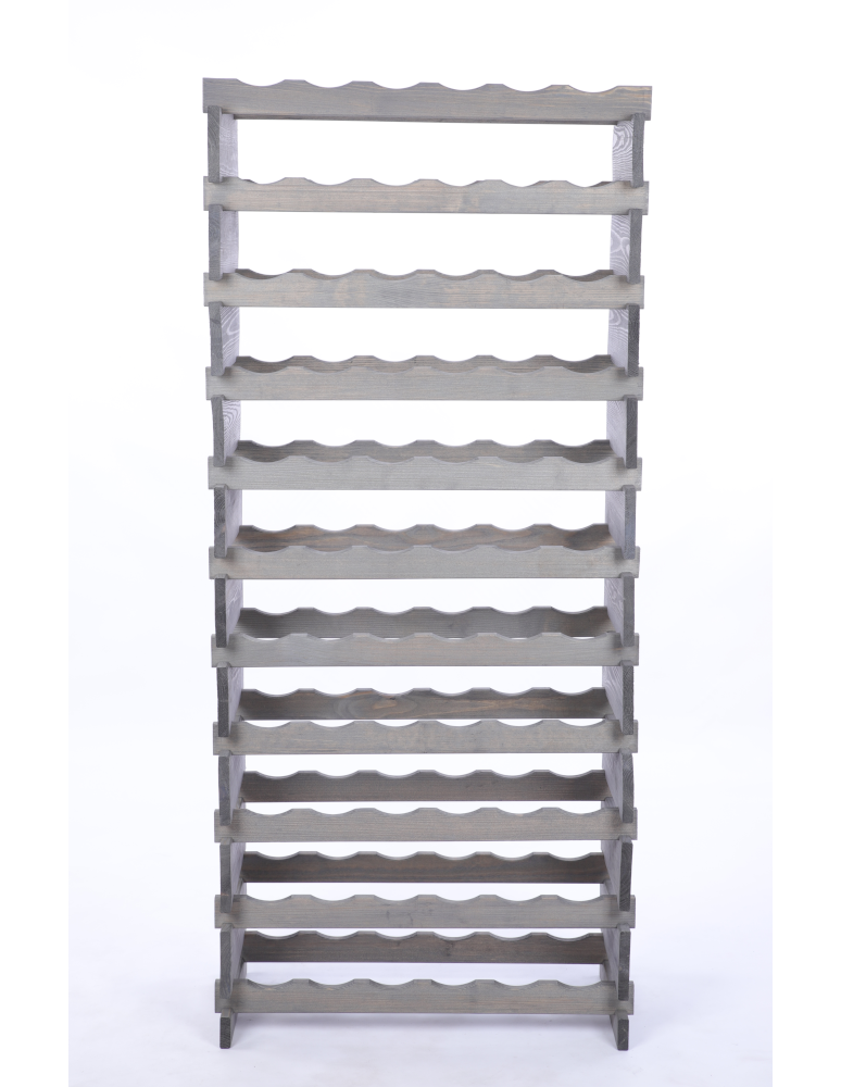 Modułowe stojaki do butelek RW11 - Stojak na butelki regał modułowy na wino 11x6 but DUŻY MONTAŻ BEZ NARZĘDZI - product b2b.wamar.biz 4