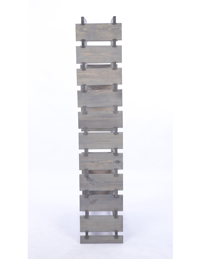 Modułowe stojaki do butelek RW11 - Stojak na butelki regał modułowy na wino 11x6 but DUŻY MONTAŻ BEZ NARZĘDZI - product b2b.wamar.biz 5