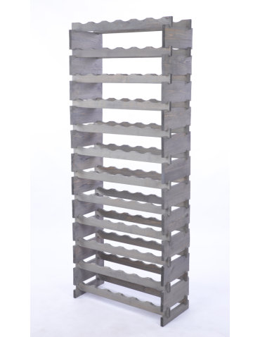 Modułowe stojaki do butelek RW11 - Stojak na butelki regał modułowy na wino 12x6 but DUŻY MONTAŻ BEZ NARZĘDZI - product 3