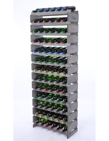 Stojak na butelki regał modułowy na wino 13x6 but POLSKI EKO BEZ NARZĘDZI - produkt 2