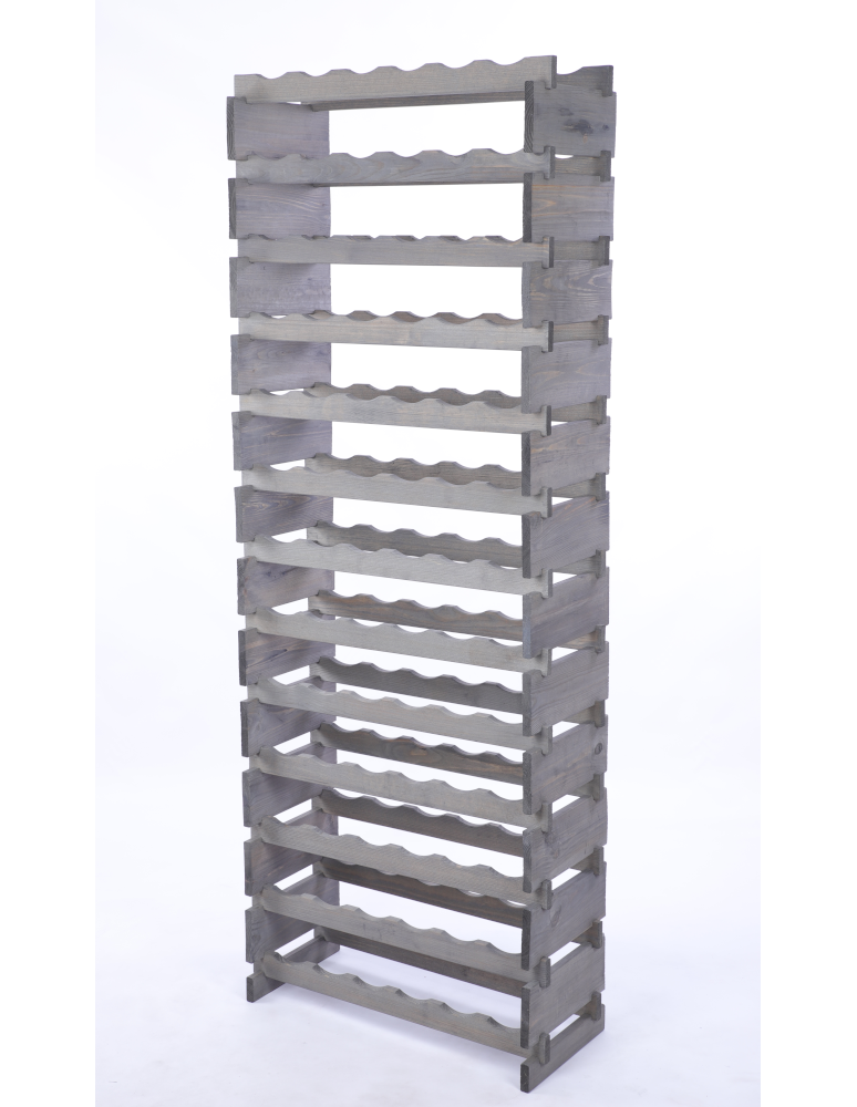 Modułowe stojaki do butelek RW11 - Stojak na butelki regał modułowy na wino 13x6 but POLSKI EKO BEZ NARZĘDZI - produkt b2b.wamar.biz 3