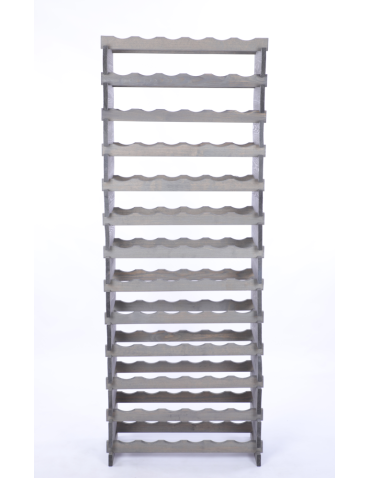 Modułowe stojaki do butelek RW11 - Stojak na butelki regał modułowy na wino 13x6 but POLSKI EKO BEZ NARZĘDZI - produkt 4