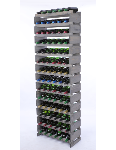 Stojak na butelki regał modułowy na wino 14x6 but POLSKI EKO BEZ NARZĘDZI - product 2