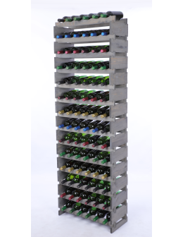 Stojak na butelki regał modułowy na wino 14x6 but POLSKI EKO BEZ NARZĘDZI - product 2