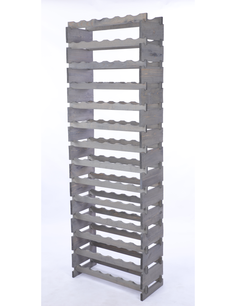 Modułowe stojaki do butelek RW11 - Stojak na butelki regał modułowy na wino 14x6 but POLSKI EKO BEZ NARZĘDZI - product b2b.wamar.biz 3