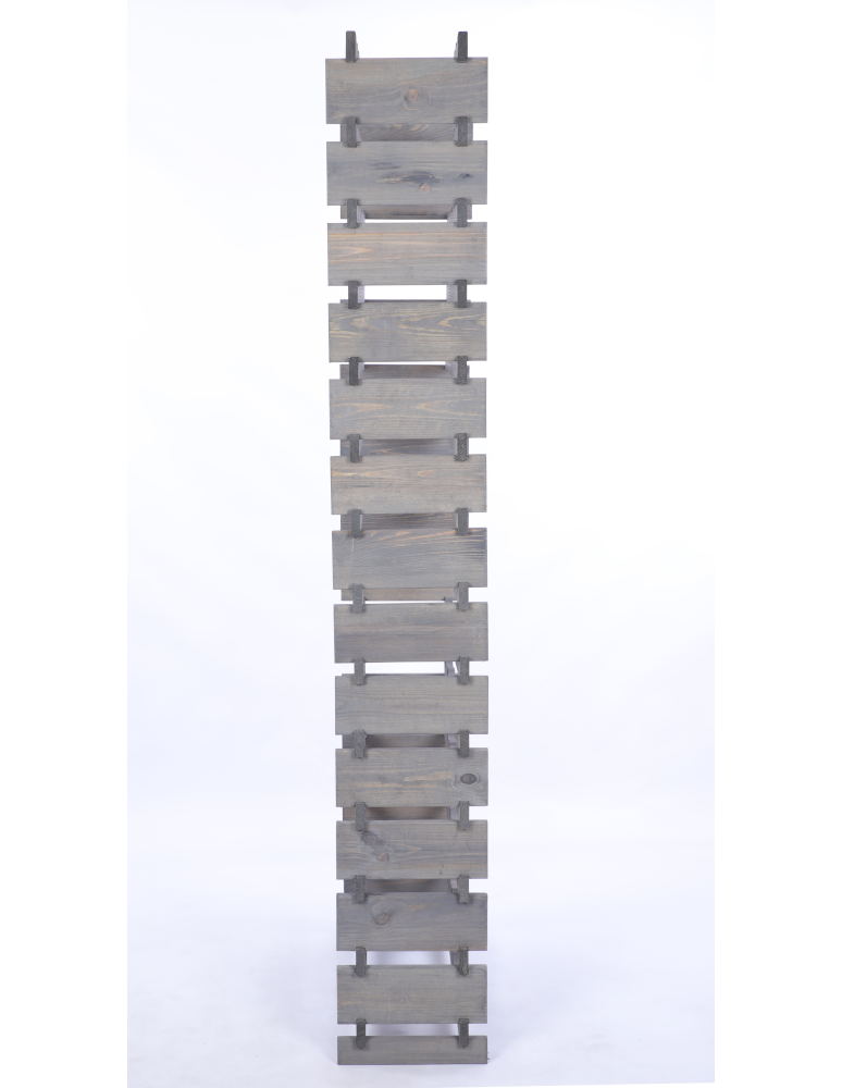 Modułowe stojaki do butelek RW11 - Stojak na butelki regał modułowy na wino 14x6 but POLSKI EKO BEZ NARZĘDZI - product b2b.wamar.biz 5