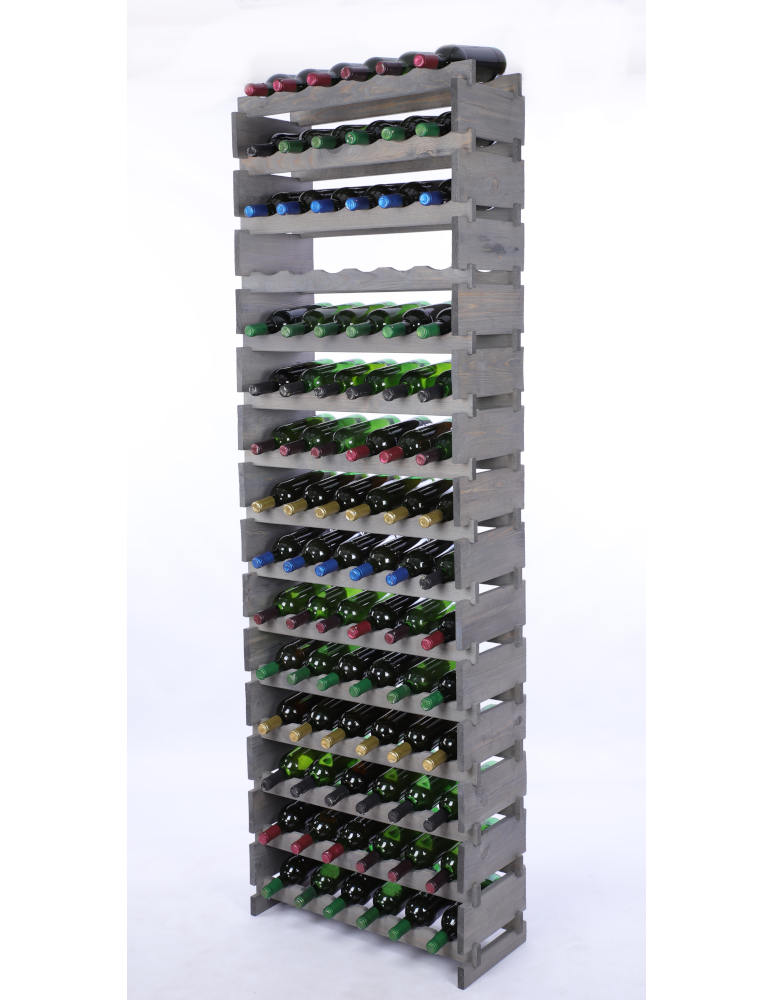 Modułowe stojaki do butelek RW11 - Stojak na butelki regał modułowy na wino 15x6 but WYSOKI BEZ NARZĘDZI - produkt b2b.wamar.biz 2