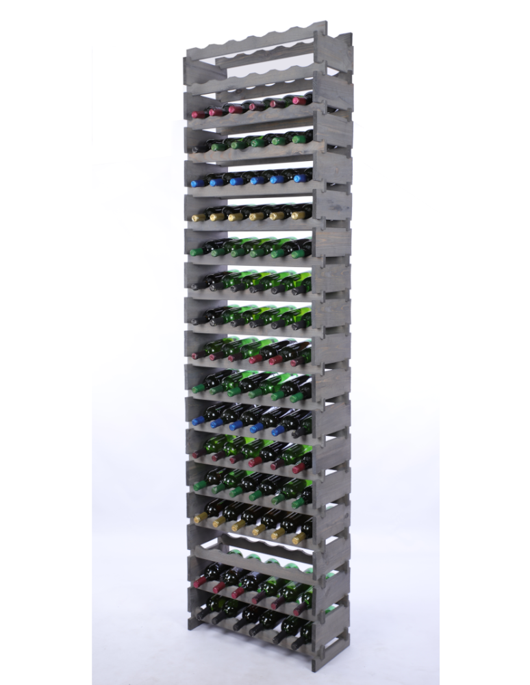 Modułowe stojaki do butelek RW11 - Stojak na butelki regał modułowy na wino 18x6 but WYSOKI BEZ NARZĘDZI - product b2b.wamar.biz 2
