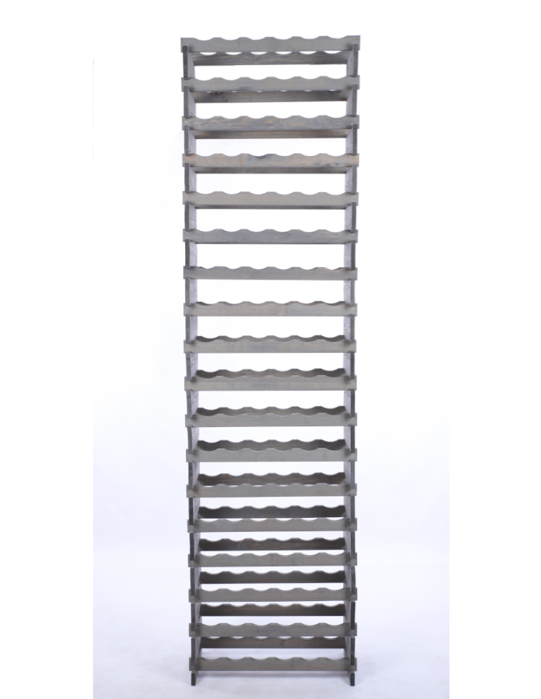 Modułowe stojaki do butelek RW11 - Stojak na butelki regał modułowy na wino 18x6 but WYSOKI BEZ NARZĘDZI - product b2b.wamar.biz 4