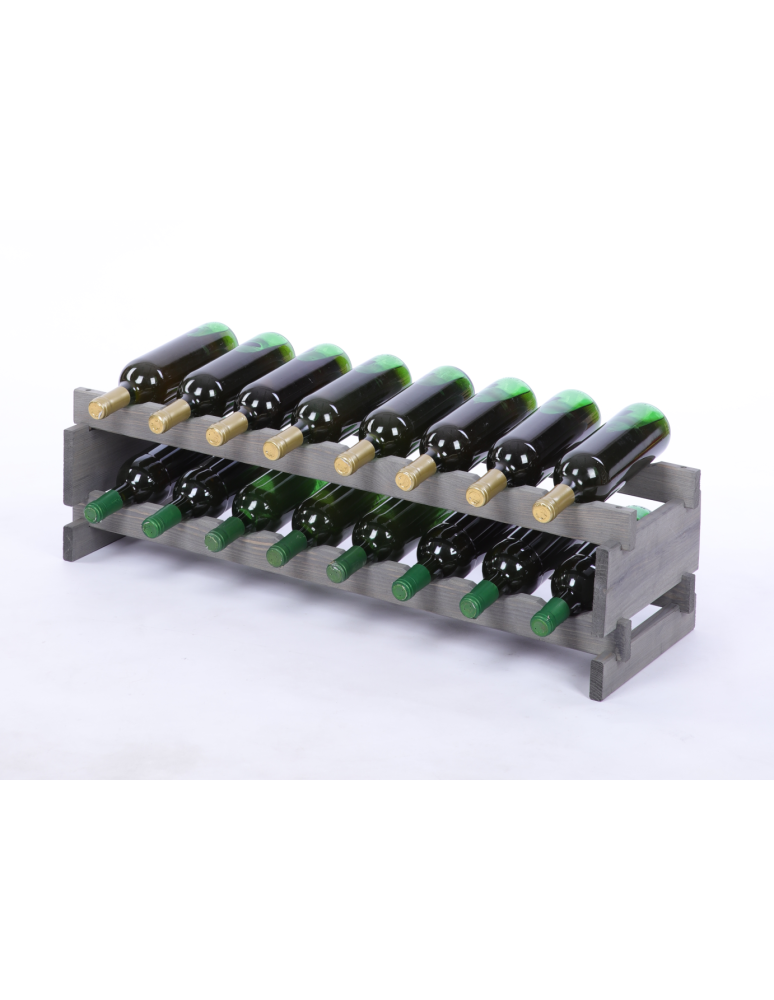 Modułowe stojaki do butelek RW11 - Stojak na wino regał modułowy na butelki 2x8 but WSZYSTKIE TYPY BUTELEK - produkt b2b.wamar.biz 2