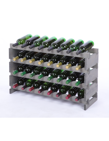 Stojak na wino regał modułowy na butelki 4x8 but WSZYSTKIE TYPY BUTELEK - product 2