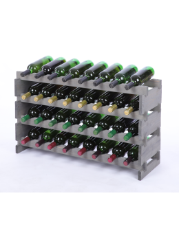 Stojak na wino regał modułowy na butelki 4x8 but WSZYSTKIE TYPY BUTELEK - product 2