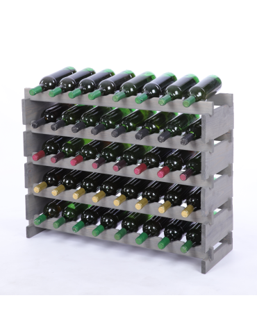 Stojak na wino regał modułowy na butelki 5x8 but BUDUJ JAK KLOCKI EKO - product 2