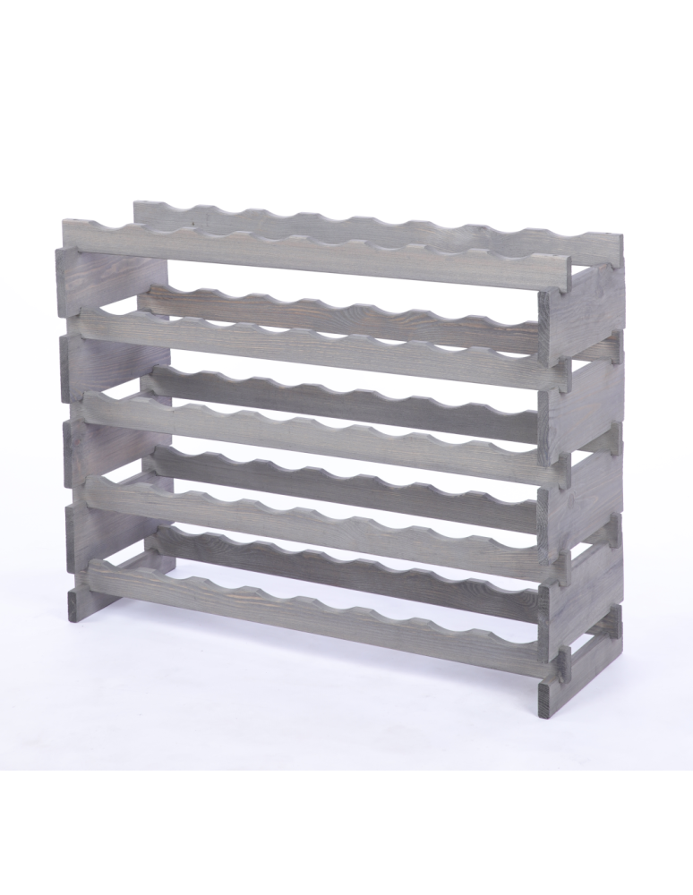 Modułowe stojaki do butelek RW11 - Stojak na wino regał modułowy na butelki 5x8 but BUDUJ JAK KLOCKI EKO - product b2b.wamar.biz 3