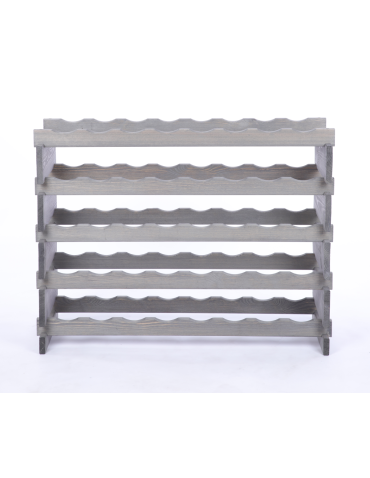 Modułowe stojaki do butelek RW11 - Stojak na wino regał modułowy na butelki 5x8 but BUDUJ JAK KLOCKI EKO - product 4