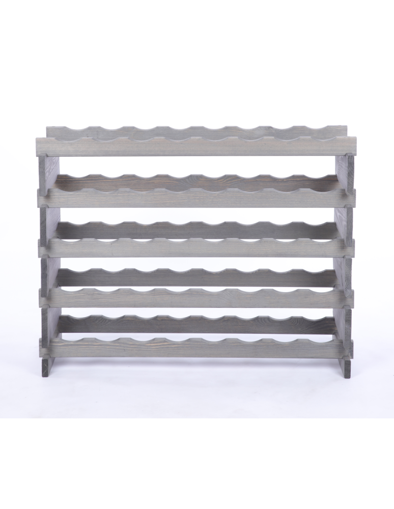 Modułowe stojaki do butelek RW11 - Stojak na wino regał modułowy na butelki 5x8 but BUDUJ JAK KLOCKI EKO - product b2b.wamar.biz 4