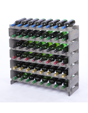 Stojak na wino regał modułowy na butelki 6x8 but BUDUJ JAK KLOCKI EKO - produkt 2