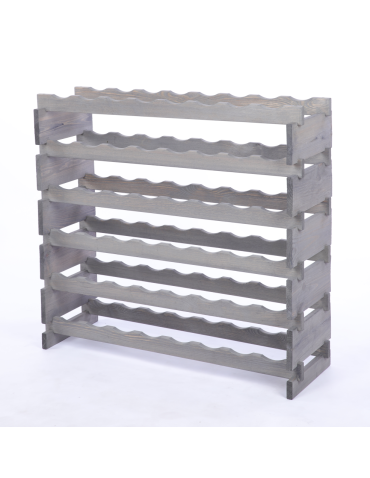 Modułowe stojaki do butelek RW11 - Stojak na wino regał modułowy na butelki 6x8 but BUDUJ JAK KLOCKI EKO - product 3