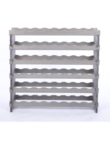 Modułowe stojaki do butelek RW11 - Stojak na wino regał modułowy na butelki 6x8 but BUDUJ JAK KLOCKI EKO - product 4