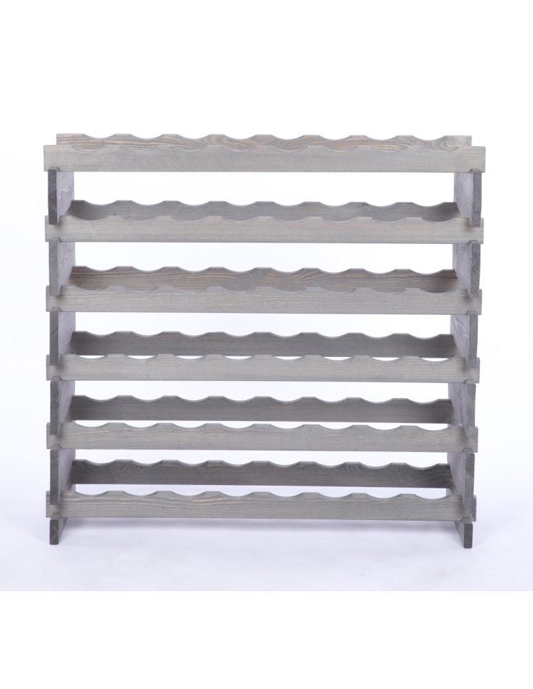 Modułowe stojaki do butelek RW11 - Stojak na wino regał modułowy na butelki 6x8 but BUDUJ JAK KLOCKI EKO - product b2b.wamar.biz 4