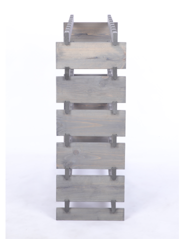 Modułowe stojaki do butelek RW11 - Stojak na wino regał modułowy na butelki 6x8 but BUDUJ JAK KLOCKI EKO - product 5