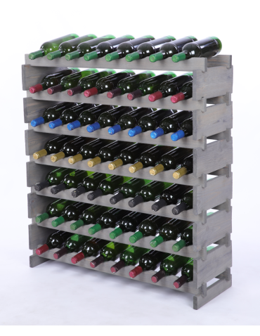 Stojak na wino regał modułowy na butelki 7x8 but BUDUJ JAK KLOCKI EKO - product 2