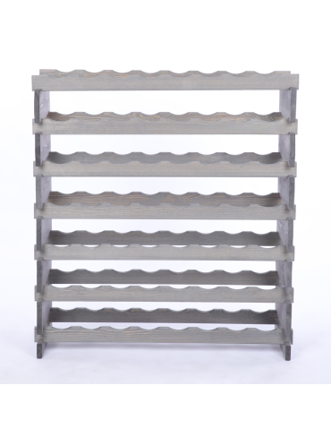 Modułowe stojaki do butelek RW11 - Stojak na wino regał modułowy na butelki 7x8 but BUDUJ JAK KLOCKI EKO - product 4