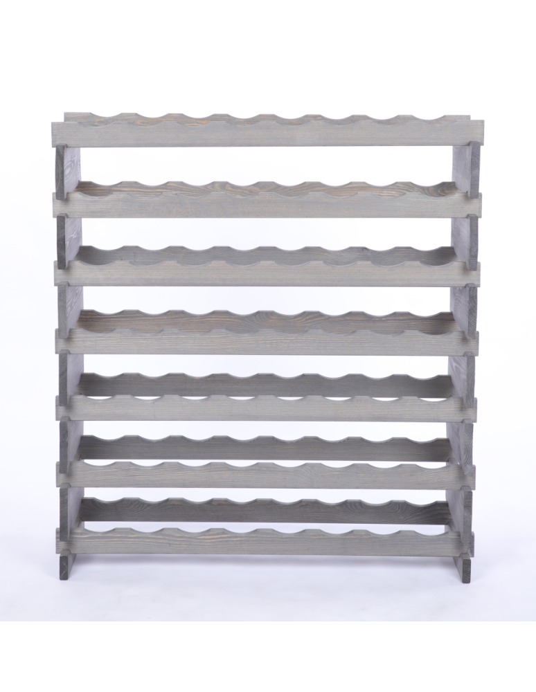 Modułowe stojaki do butelek RW11 - Stojak na wino regał modułowy na butelki 7x8 but BUDUJ JAK KLOCKI EKO - product b2b.wamar.biz 4