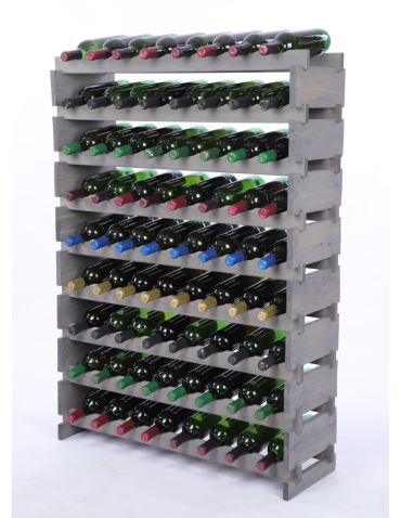 Stojak na wino regał modułowy na butelki 9x8 but WSZYSTKIE TYPY BUTELEK - produkt 2