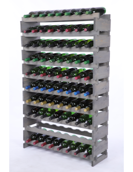 Stojak na wino regał modułowy na butelki 10x8 but DUŻY MONTAŻ BEZ NARZĘDZI - product 2