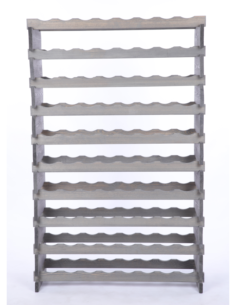 Modułowe stojaki do butelek RW11 - Stojak na wino regał modułowy na butelki 10x8 but DUŻY MONTAŻ BEZ NARZĘDZI - product b2b.wamar.biz 4