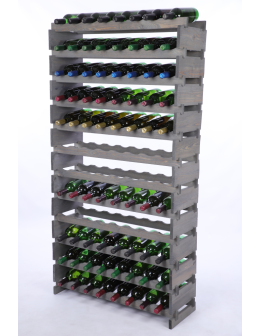 Stojak na wino regał modułowy na butelki 12x8 but DUŻY MONTAŻ BEZ NARZĘDZI - product 2